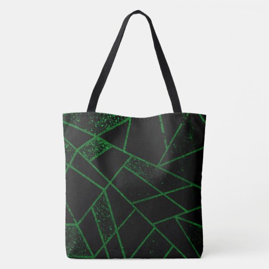 Abstract #948 Groen Tote Bag (Achterkant)
