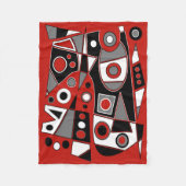 Abstract #968 fleece deken (Voorkant)