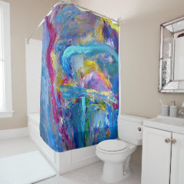 Abstract 97 Expressionist Douchegordijn
