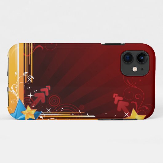 Abstract 9e Case-Mate iPhone case (Achterkant (horizontaal))
