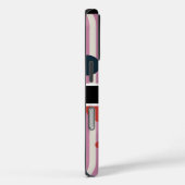 Abstract Aangepaste Naam Moderne Geometrische Marm Case-Mate iPhone Case (Achterkant / Rechts)