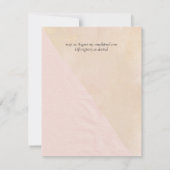 Abstract aardetint trouwuitnodiging goedkoop budge kaart (Achterkant)