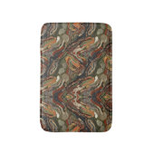 Abstract aardetoon wervelpatroon badmat (Voorkant Verticaal)