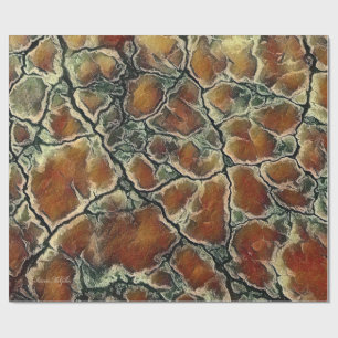 Abstract aardetoonpatroon cadeaupapier