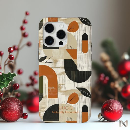 Abstract Aardse Botanische - Minimalistische Natuu Case-Mate iPhone Case