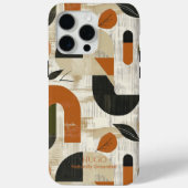 Abstract Aardse Botanische - Minimalistische Natuu Case-Mate iPhone Case (Achterkant)