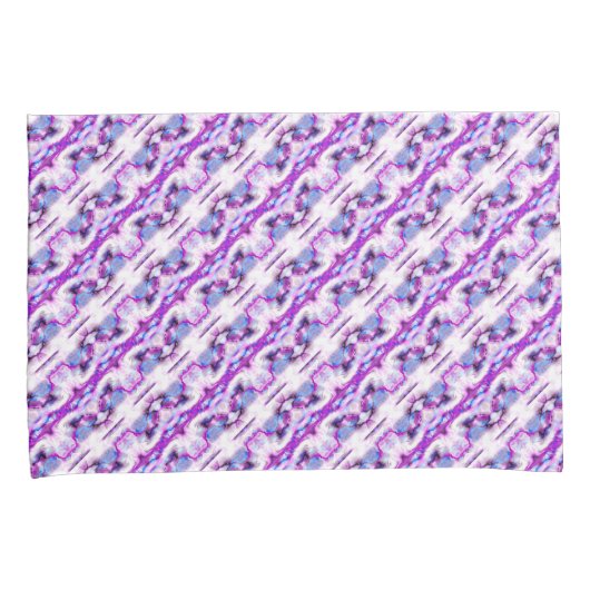 Abstract Abalone Schelp 1 Kussensloop (Voorkant-Rechts)