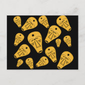 Abstract Aboriginaal tribaal masker Briefkaart (Voorkant)