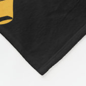 Abstract Aboriginaal tribaal masker Fleece Deken (Hoek)