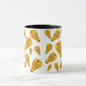 Abstract Aboriginal tribal tattoo masker Mok (Midden)