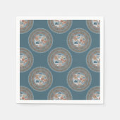 Abstract Accent  Polka Dot Mandala Decoupage Servet (Voorkant)