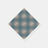 Abstract Accent  Polka Dot Mandala Decoupage Servet (Hoek)