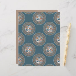 Abstract Accent Polka Dot Mandala Scrapbook