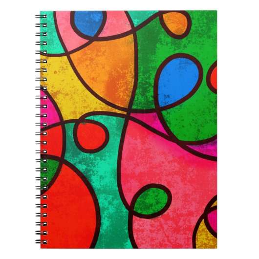 Abstract achtergrond grafisch ontwerp notitieboek (Voorkant)