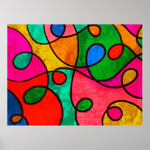 Abstract achtergrond grafisch ontwerp poster