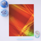 Abstract-Achtergrond RED GELLOW GROEN DIGITAL RAND Flyer (Enkel)