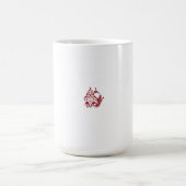 Abstract achtergrondpatroon met verschillende vorm koffiemok (Center)