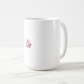 Abstract achtergrondpatroon met verschillende vorm koffiemok (Voorkant rechts)