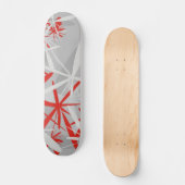 Abstract achtergrondskateboard persoonlijk skateboard (Voorkant)