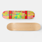 Abstract achtergrondskateboard skateboard (Horizontaal)