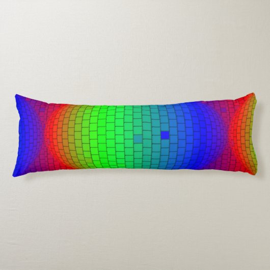 abstract achtergrondspectrumlicht lichaamskussen (Voorkant)