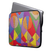 Abstract Acryl 1 Laptop Sleeve (Voorkant Links)