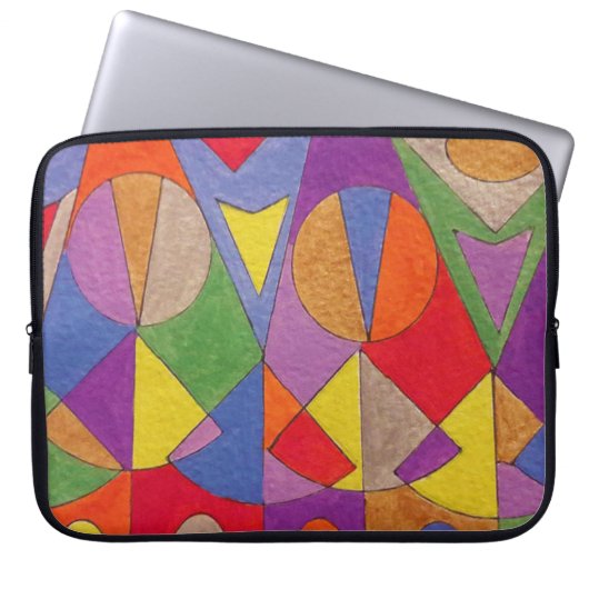Abstract Acryl 1 Laptop Sleeve (Voorkant)