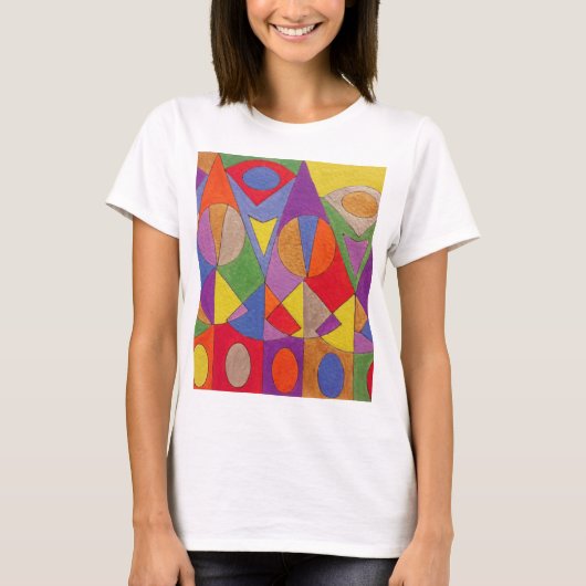 Abstract Acryl 1 T-shirt (Voorkant)