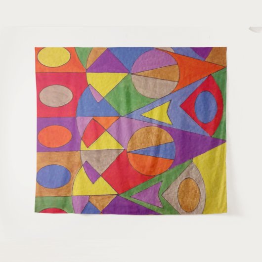 Abstract Acryl 1 Wandkleed (Voorkant (horizontaal))