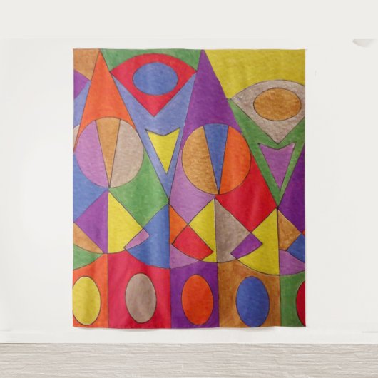 Abstract Acryl 1 Wandkleed (Voorkant)