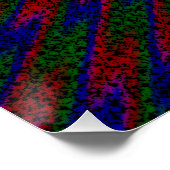 Abstract Acryl Psychedelic Painting Perfect Poster (Hoek)