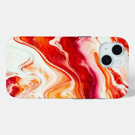 Abstract: Acryl spatverf Case-Mate iPhone Case (Achterkant (horizontaal))