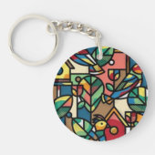 Abstract acrylic keychain (Voorkant)