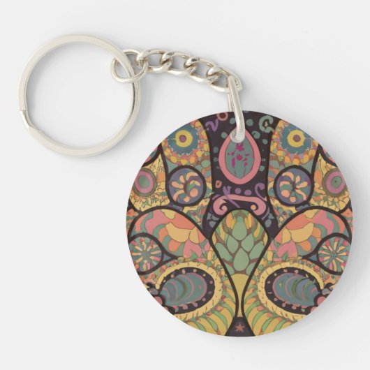 Abstract acrylic keychain (Voorkant)