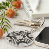 Abstract acrylic keychain (Voorkant Rechts)