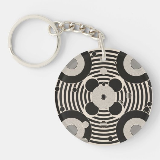 Abstract acrylic keychain (Voorkant)