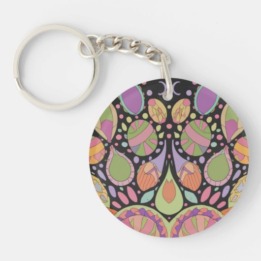 Abstract acrylic keychain (Voorkant)