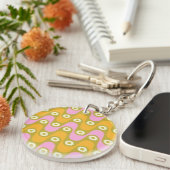 Abstract acrylic keychain (Voorkant Rechts)