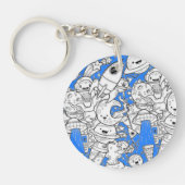 Abstract acrylic keychain (Voorkant)