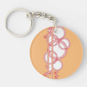 Abstract acrylic keychain (Voorkant)