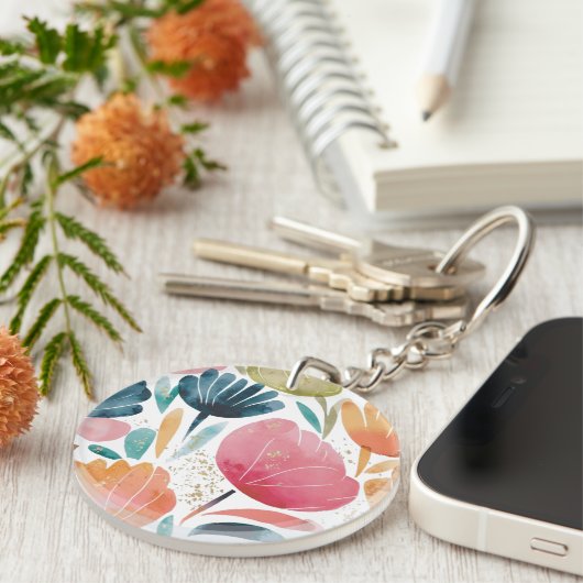 Abstract acrylic keychain (Voorkant Rechts)