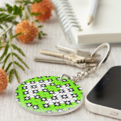 Abstract acrylic keychain (Voorkant Rechts)