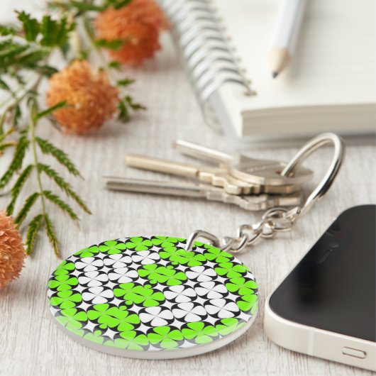 Abstract acrylic keychain (Voorkant Rechts)