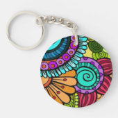 Abstract acrylic keychain (Voorkant)