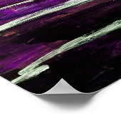 Abstract acrylverf met ventilator poster (Hoek)