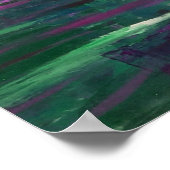 Abstract acrylverf met ventilator poster (Hoek)