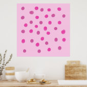 abstract acrylverf poster (Keuken)