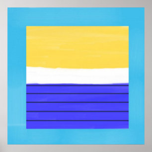 abstract acrylverf poster