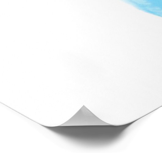 abstract acrylverf poster (Hoek)