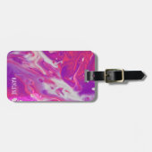 Abstract acrylzuur bagagelabel (Voorkant horizontaal)